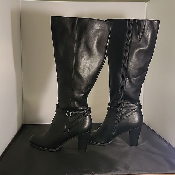 GIANI B BERNINI MEMORY FOAM LONG OVER THE KNEE LENGTH BOOTS - Picture 9 of 16